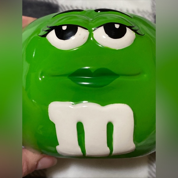Mars M&M's Sexy Green M&M Shaped Coffee Tea Mug Cup by Galerie Vintage - Picture 5 of 5